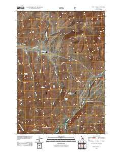 Short Creek Idaho Historical topographic map, 1:24000 scale, 7.5 X 7.5 Minute, Year 2011
