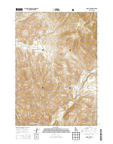 Short Creek Idaho Current topographic map, 1:24000 scale, 7.5 X 7.5 Minute, Year 2013