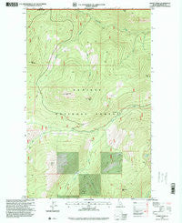 Shorty Peak Idaho Historical topographic map, 1:24000 scale, 7.5 X 7.5 Minute, Year 1996