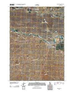 Shoshone Idaho Historical topographic map, 1:24000 scale, 7.5 X 7.5 Minute, Year 2010