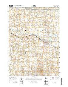 Shoshone Idaho Current topographic map, 1:24000 scale, 7.5 X 7.5 Minute, Year 2013