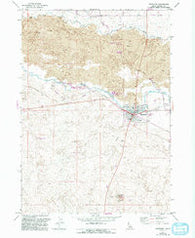 Shoshone Idaho Historical topographic map, 1:24000 scale, 7.5 X 7.5 Minute, Year 1971
