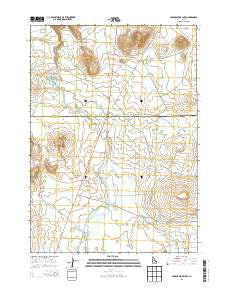 Shoshone Ice Cave Idaho Current topographic map, 1:24000 scale, 7.5 X 7.5 Minute, Year 2013
