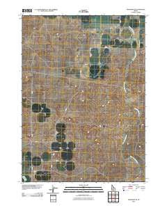 Shoshone SE Idaho Historical topographic map, 1:24000 scale, 7.5 X 7.5 Minute, Year 2010