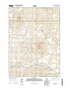 Shoshone SW Idaho Current topographic map, 1:24000 scale, 7.5 X 7.5 Minute, Year 2013