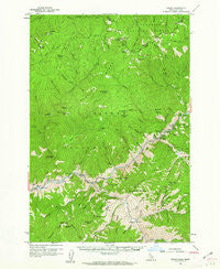Shoup Idaho Historical topographic map, 1:62500 scale, 15 X 15 Minute, Year 1960