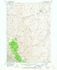 Silver City Idaho Historical topographic map, 1:62500 scale, 15 X 15 Minute, Year 1965