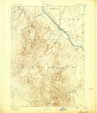 Silver City Idaho Historical topographic map, 1:125000 scale, 30 X 30 Minute, Year 1894