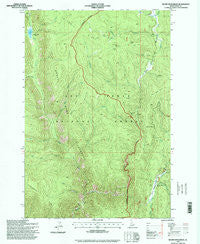 Silver Spur Ridge Idaho Historical topographic map, 1:24000 scale, 7.5 X 7.5 Minute, Year 1995