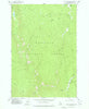 Silver Spur Ridge Idaho Historical topographic map, 1:24000 scale, 7.5 X 7.5 Minute, Year 1977