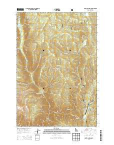 Silver Spur Ridge Idaho Current topographic map, 1:24000 scale, 7.5 X 7.5 Minute, Year 2013