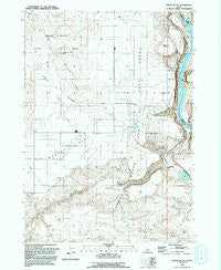 Sinker Butte Idaho Historical topographic map, 1:24000 scale, 7.5 X 7.5 Minute, Year 1992