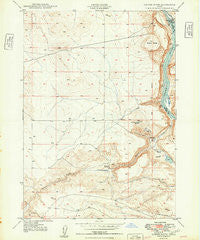 Sinker Butte Idaho Historical topographic map, 1:24000 scale, 7.5 X 7.5 Minute, Year 1949