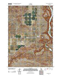 Sinker Butte Idaho Historical topographic map, 1:24000 scale, 7.5 X 7.5 Minute, Year 2010