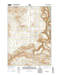 Sinker Butte Idaho Current topographic map, 1:24000 scale, 7.5 X 7.5 Minute, Year 2013