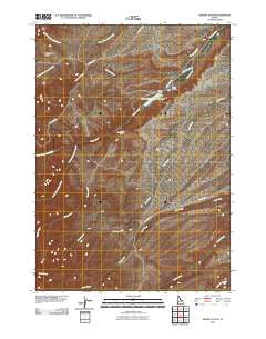 Sinker Canyon Idaho Historical topographic map, 1:24000 scale, 7.5 X 7.5 Minute, Year 2010
