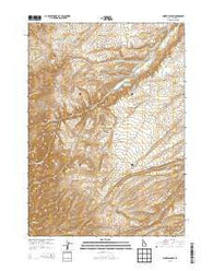 Sinker Canyon Idaho Current topographic map, 1:24000 scale, 7.5 X 7.5 Minute, Year 2013