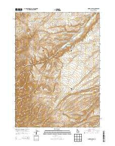 Sinker Canyon Idaho Current topographic map, 1:24000 scale, 7.5 X 7.5 Minute, Year 2013