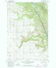 Sixmile Creek Idaho Historical topographic map, 1:24000 scale, 7.5 X 7.5 Minute, Year 1967