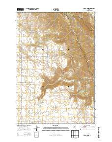 Sixmile Creek Idaho Current topographic map, 1:24000 scale, 7.5 X 7.5 Minute, Year 2013