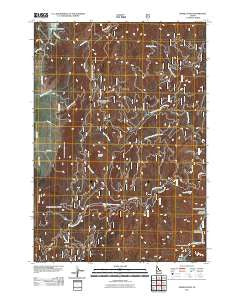 Sixmile Point Idaho Historical topographic map, 1:24000 scale, 7.5 X 7.5 Minute, Year 2011