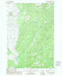 Skunk Creek Summit Idaho Historical topographic map, 1:24000 scale, 7.5 X 7.5 Minute, Year 1988