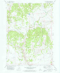 Slack Mountain Idaho Historical topographic map, 1:24000 scale, 7.5 X 7.5 Minute, Year 1973