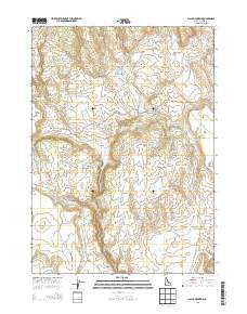 Slack Mountain Idaho Current topographic map, 1:24000 scale, 7.5 X 7.5 Minute, Year 2013
