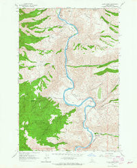 Slate Creek Idaho Historical topographic map, 1:24000 scale, 7.5 X 7.5 Minute, Year 1963