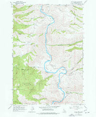 Slate Creek Idaho Historical topographic map, 1:24000 scale, 7.5 X 7.5 Minute, Year 1963