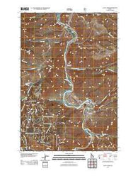 Slate Creek Idaho Historical topographic map, 1:24000 scale, 7.5 X 7.5 Minute, Year 2011