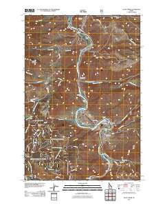 Slate Creek Idaho Historical topographic map, 1:24000 scale, 7.5 X 7.5 Minute, Year 2011