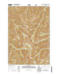 Sleeping Deer Mountain Idaho Current topographic map, 1:24000 scale, 7.5 X 7.5 Minute, Year 2013