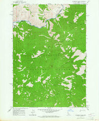 Sliderock Ridge Idaho Historical topographic map, 1:24000 scale, 7.5 X 7.5 Minute, Year 1963
