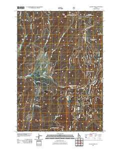 Sloans Point Idaho Historical topographic map, 1:24000 scale, 7.5 X 7.5 Minute, Year 2011