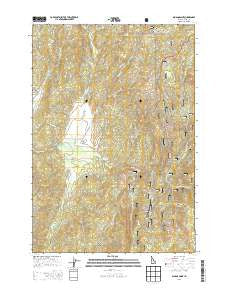 Sloans Point Idaho Current topographic map, 1:24000 scale, 7.5 X 7.5 Minute, Year 2013