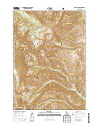 Smiley Mountain Idaho Current topographic map, 1:24000 scale, 7.5 X 7.5 Minute, Year 2013