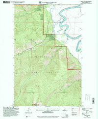 Smith Falls Idaho Historical topographic map, 1:24000 scale, 7.5 X 7.5 Minute, Year 1996
