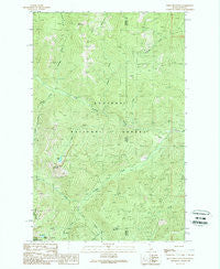 Smith Mountain Idaho Historical topographic map, 1:24000 scale, 7.5 X 7.5 Minute, Year 1989
