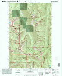 Smith Peak Idaho Historical topographic map, 1:24000 scale, 7.5 X 7.5 Minute, Year 1996