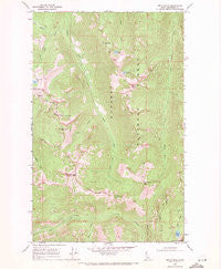 Smith Peak Idaho Historical topographic map, 1:24000 scale, 7.5 X 7.5 Minute, Year 1969