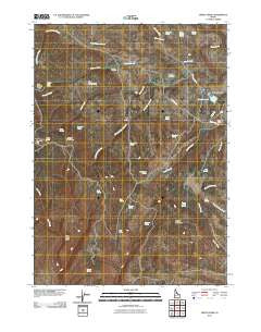 Smith Creek Idaho Historical topographic map, 1:24000 scale, 7.5 X 7.5 Minute, Year 2010