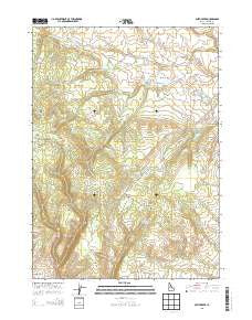 Smith Creek Idaho Current topographic map, 1:24000 scale, 7.5 X 7.5 Minute, Year 2013