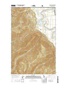 Smith Falls Idaho Current topographic map, 1:24000 scale, 7.5 X 7.5 Minute, Year 2013