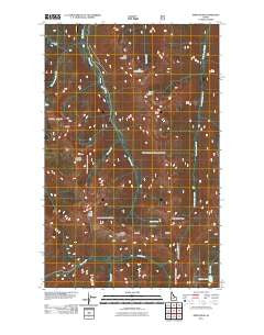 Smith Peak Idaho Historical topographic map, 1:24000 scale, 7.5 X 7.5 Minute, Year 2011