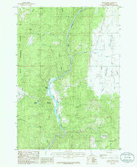 Smiths Ferry Idaho Historical topographic map, 1:24000 scale, 7.5 X 7.5 Minute, Year 1985
