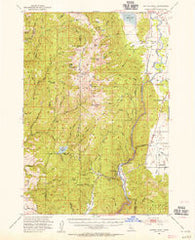 Smiths Ferry Idaho Historical topographic map, 1:62500 scale, 15 X 15 Minute, Year 1953