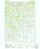 Smoky Dome Idaho Historical topographic map, 1:24000 scale, 7.5 X 7.5 Minute, Year 1986