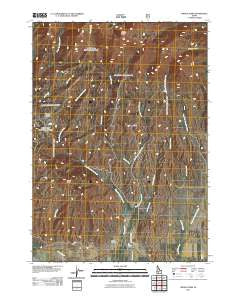 Smoky Dome Idaho Historical topographic map, 1:24000 scale, 7.5 X 7.5 Minute, Year 2011