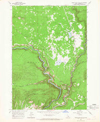 Snake River Butte Idaho Historical topographic map, 1:24000 scale, 7.5 X 7.5 Minute, Year 1965